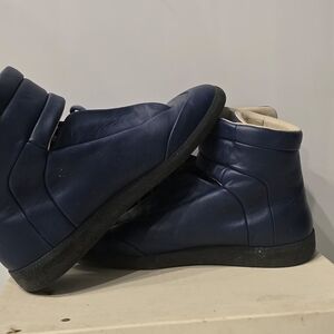 Maison Martin Margiela Navy High-Top Sneakers